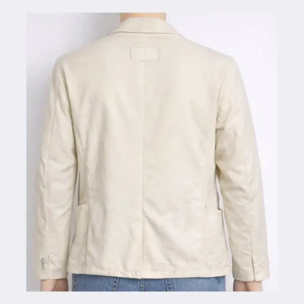 ARMANI White Blazer for Men - Size Small - Image 2