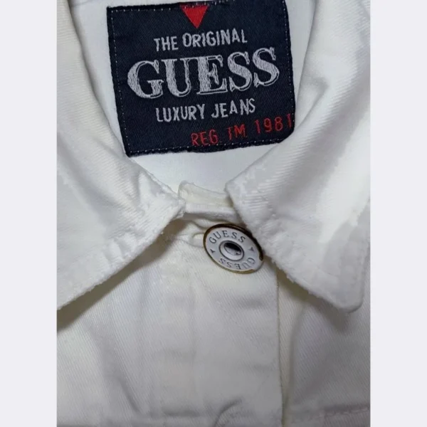GUESS Off White Jacket - Image 4