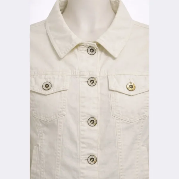 GUESS Off White Jacket - Image 3