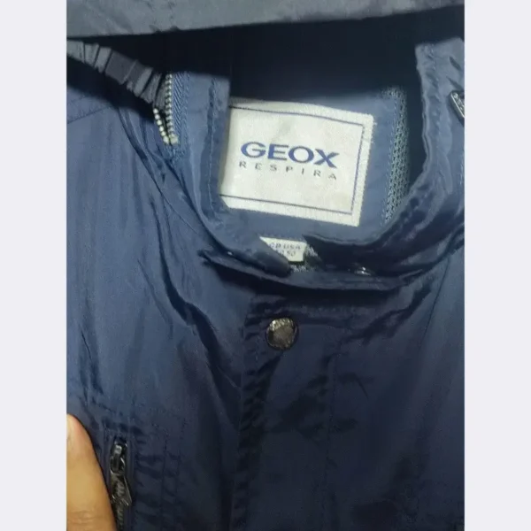 GEOX Men's Jacket with Hoodie - Size Large - Image 4