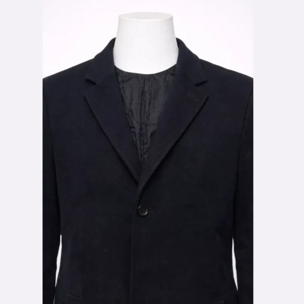 Calvin Klein Black Long Coat - Image 3