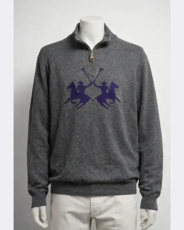 La Martina Vintage Zip Sweater for Men