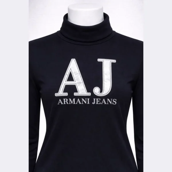ARMANI JEANS Women’s High Neck Sweater – Size Medium - Image 3