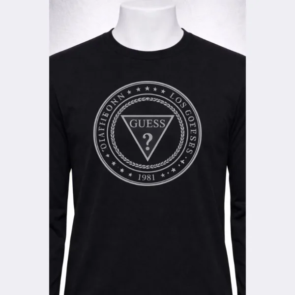 GUESS Men’s Long Sleeve T-Shirt – Size Medium - Image 3