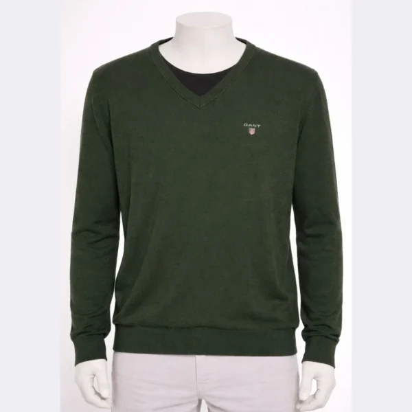 GANT Men’s V-Neck Sweater – Size Medium