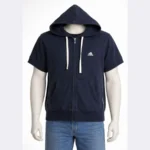 ADIDAS Short Sleeve Zip Hoodie