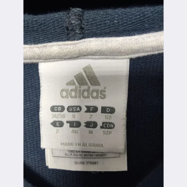 ADIDAS Short Sleeve Zip Hoodie – Size Medium - Image 4