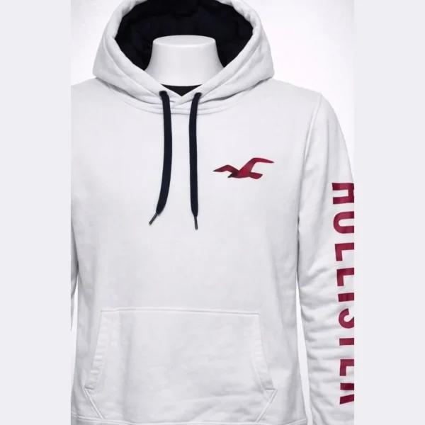 HOLLISTER Men’s Pullover Hoodie – Size Medium - Image 3