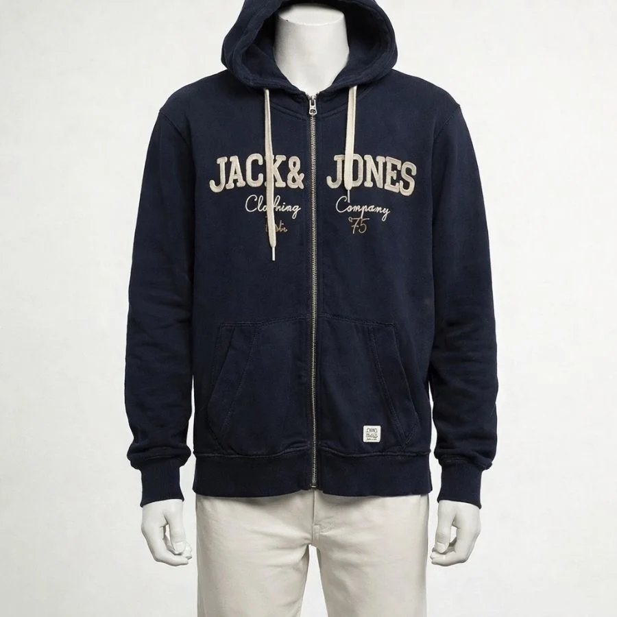 H1376 (1) JACK & JONES Men’s Zip Hoodie