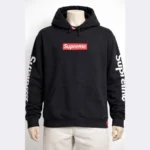 SUPREME Black Hoodie for Men