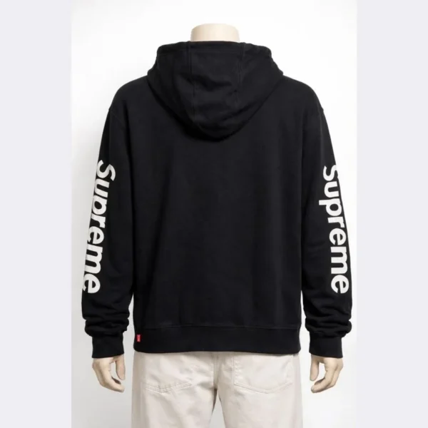 SUPREME Black Hoodie for Men - Size Large - Image 2