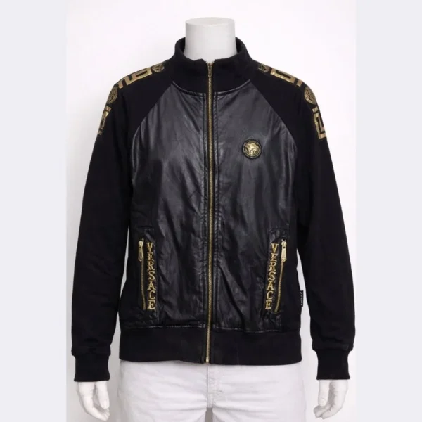 VERSACE Men’s Zip Jacket – Size XL