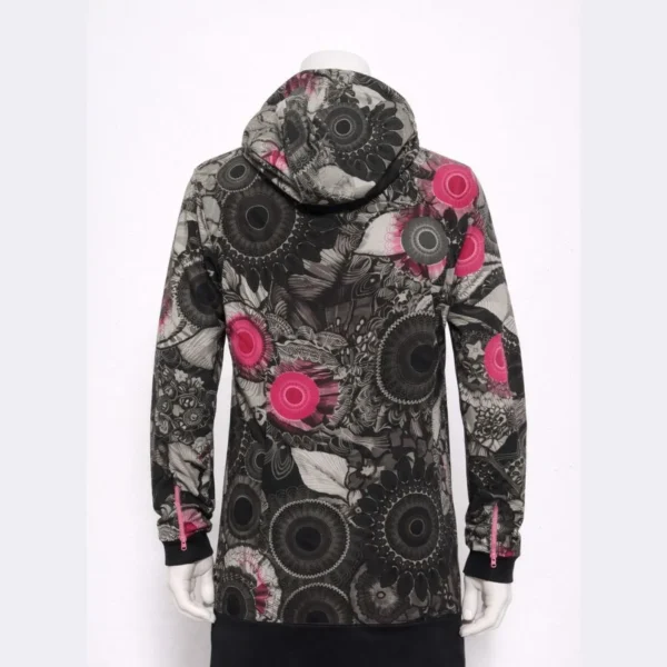 DESIGUAL Women’s Zip Hoodie – Size XS - Image 2