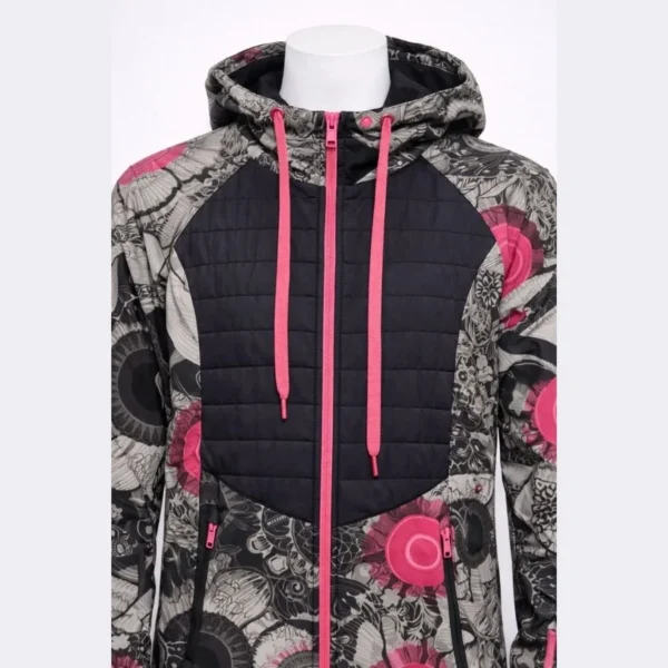 DESIGUAL Women’s Zip Hoodie – Size XS - Image 3