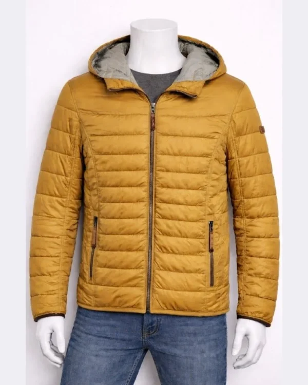 CAMEL Hooded Puffer Jacket