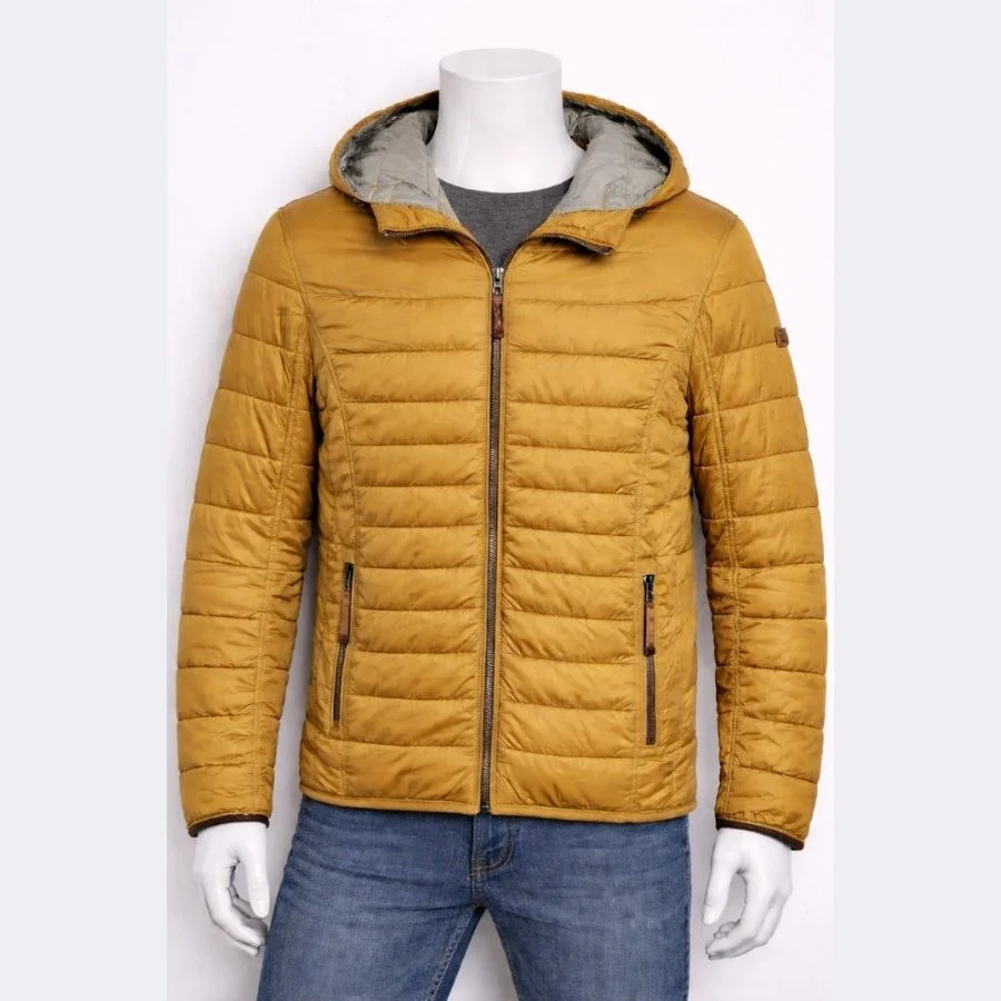 J2102 (1) CAMEL Hooded Puffer Jacket