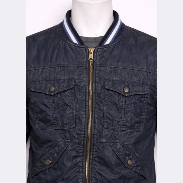 LIU JO Jeans Men’s Leather Jacket – Size Small - Image 3