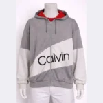 CALVIN KLEIN JEANS Men’s Full-Zip Hoodie – Size XL