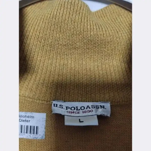 US POLOASSN Men’s Zip Sweater - Size Large - Image 4