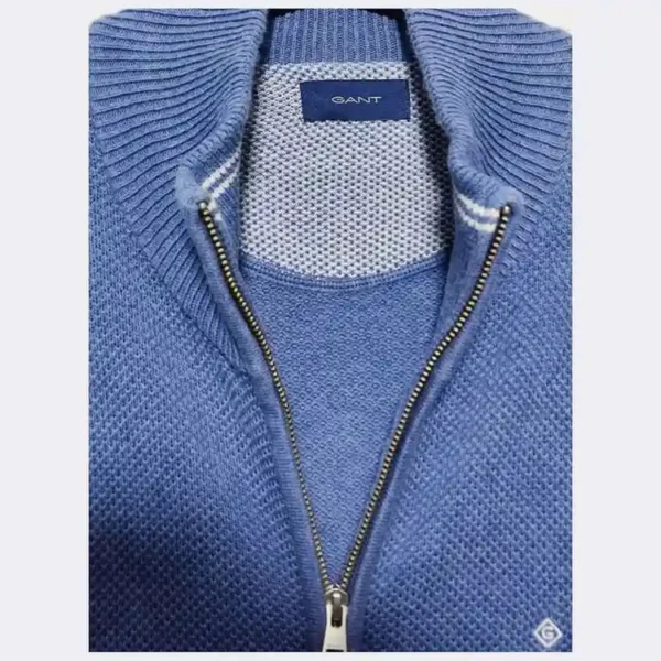 GANT Men’s Full Zip Sweater – Size Large - Image 4