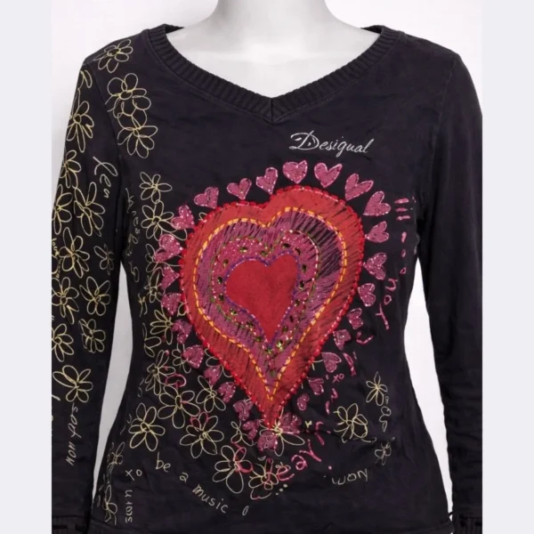 DESIGUAL Women’s Shirt – Size Small - Image 3