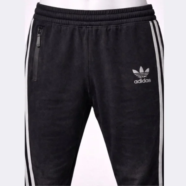 ADIDAS Black Track Pant Trouser - Size XL - Image 3