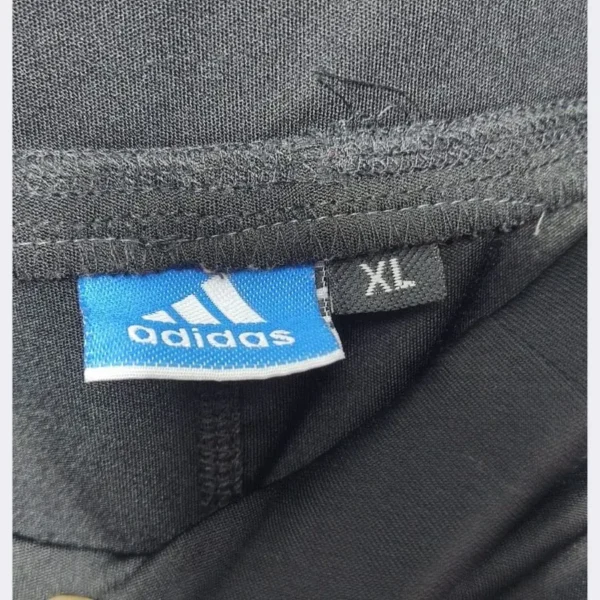 ADIDAS Black Track Pant Trouser - Size XL - Image 4