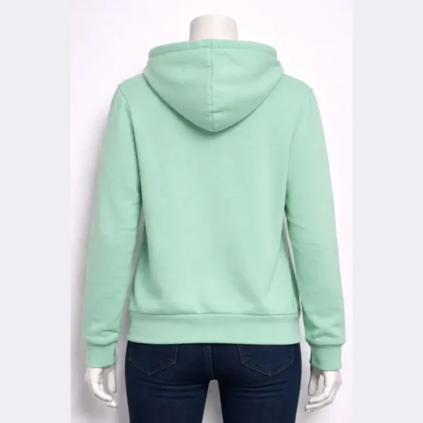 CHAMPION Mint Green Hooded Sweatshirt M - Image 2