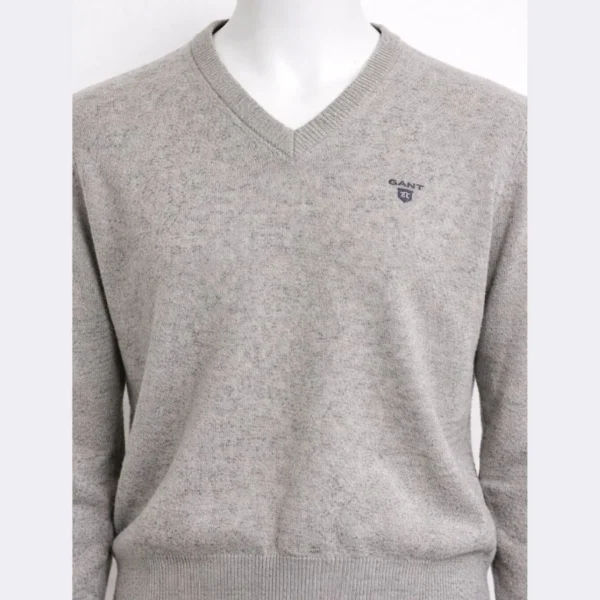 GANT Men’s Light Grey Sweater – Size Medium - Image 3