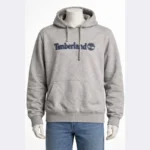 TIMBERLAND Men’s Grey Hoodie – Size Medium