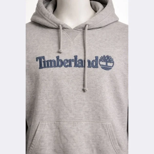 TIMBERLAND Men’s Grey Hoodie – Size Medium - Image 3