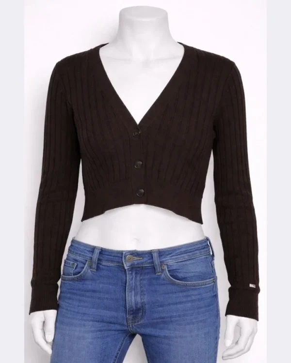 Tommy Hilfiger Women’s Cropped Blouse Sweater