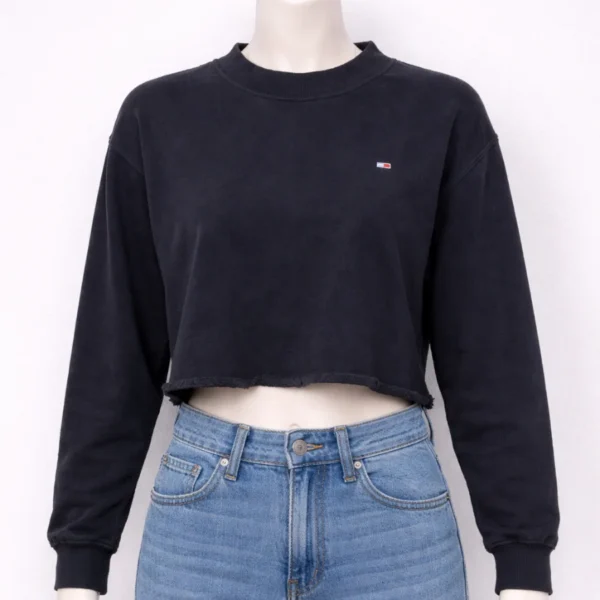 TOMMY JEANS Women's Mock Neck Sweatshirt