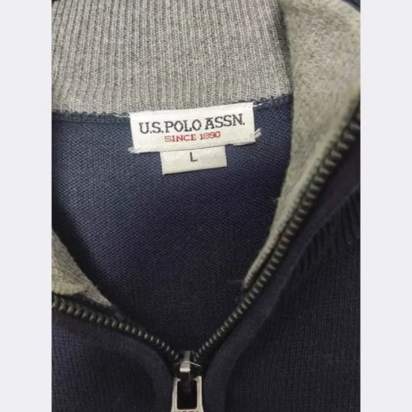 POLO Men’s Half-Zip Sweater – Size Large - Image 4