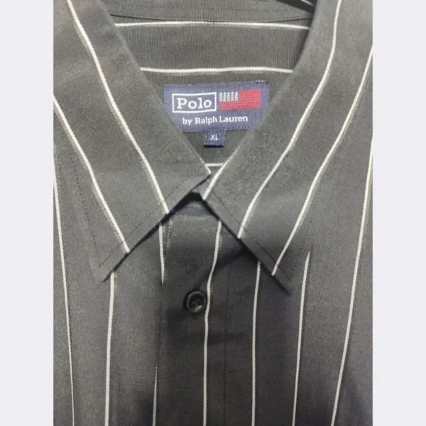 POLO Men’s Striped Dress Shirt – Size XL - Image 4