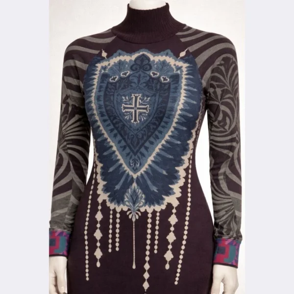 CUSTO BARCELONA Women’s Printed Dress – Size Small - Image 3