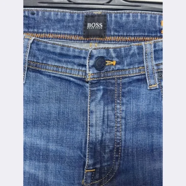 BOSS Blue Stretch Jeans Pant - Waist 33 - Image 4