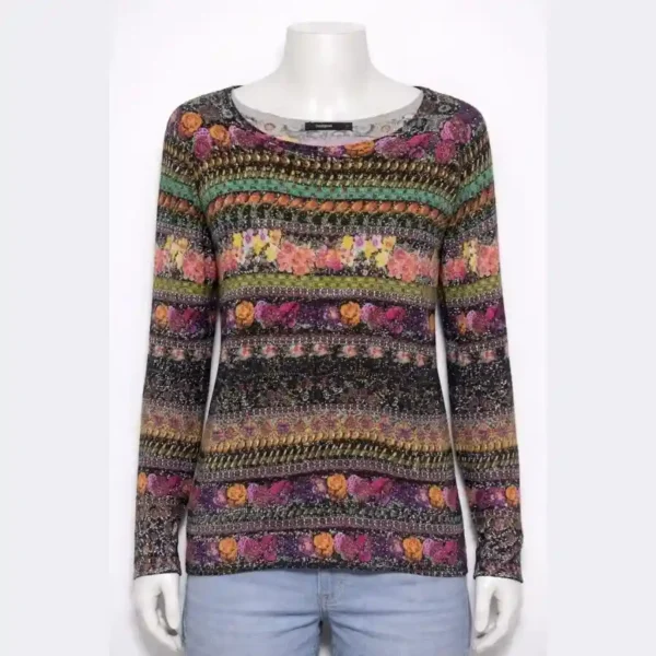 DESIGUAL Women Printed Sweater