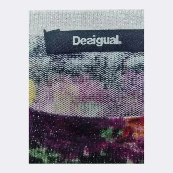 DESIGUAL Women Printed Sweater – Size Medium - Image 4