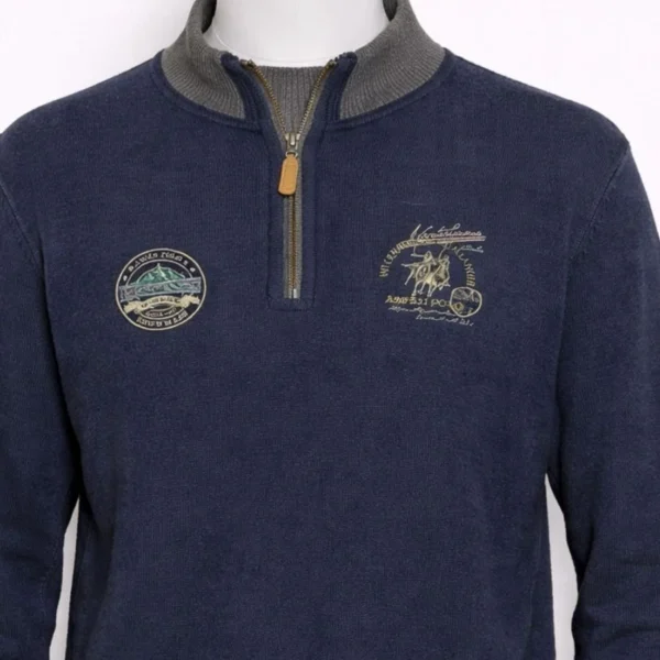 BROKERS Men’s Half-Zip Sweatshirt – Size Medium - Image 3