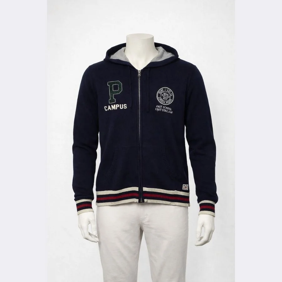 S4236 (1) PEPE JEANS Men Full Zip Hoodie