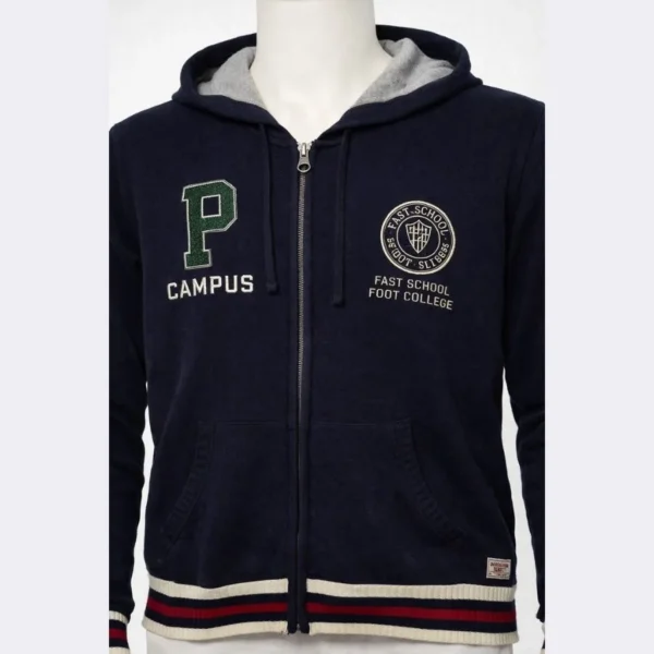 PEPE JEANS Men Full Zip Hoodie – Size XL - Image 3