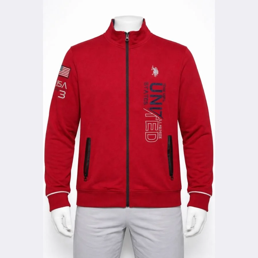 S4246 (1) U.S. POLO ASSN Men’s Red Jacket