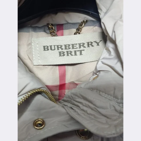 BURBERRY Women’s Hooded Down Jacket – Size Medium - Image 4
