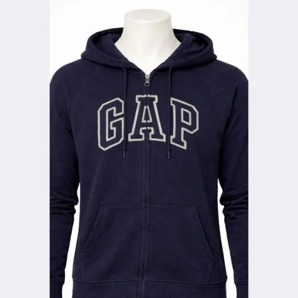 GAP Men’s Casual Zip Hoodie – Size Large - Image 3