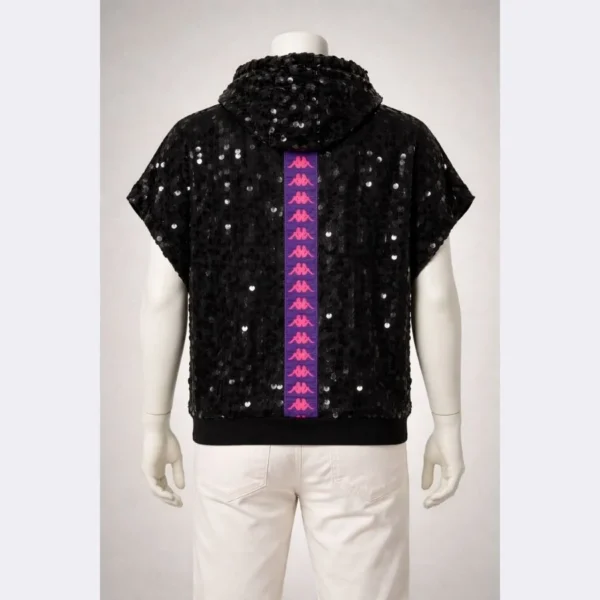 KAPPA Women Half Sleeveless Hoodie – Size Medium - Image 2