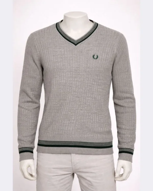 FRED PERRY Men’s V-Neck Sweater
