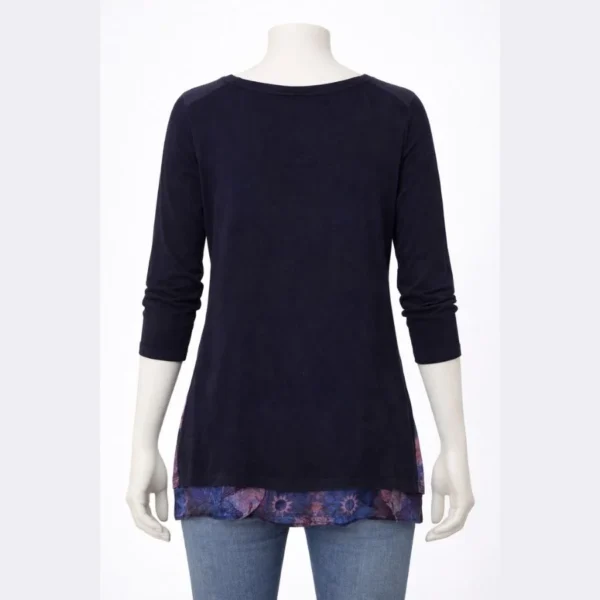 DESIGUAL Women Long Sleeve Printed Sweater – Size Medium - Image 2