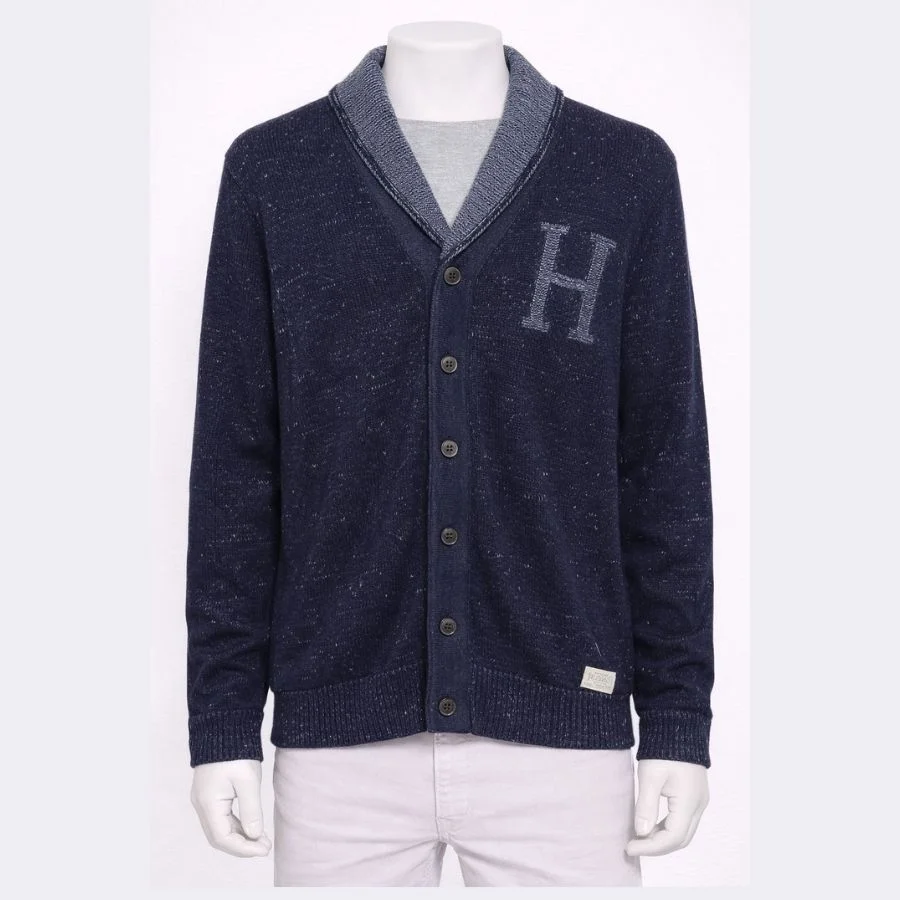 T3211 (1) TOMMY HILFIGER Men’s Knit Cardigan Sweater