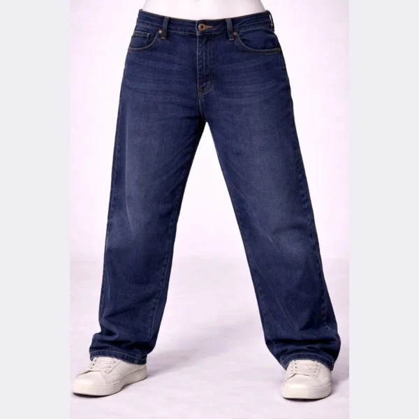 MARLBORO CLASSIC Men’s Blue Baggy Jeans – Waist 56